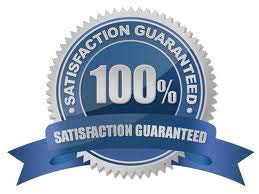 Satisfaction guaranteed ribbon